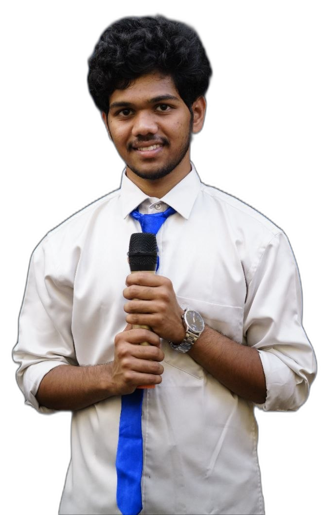 Shalem presenting cutout
